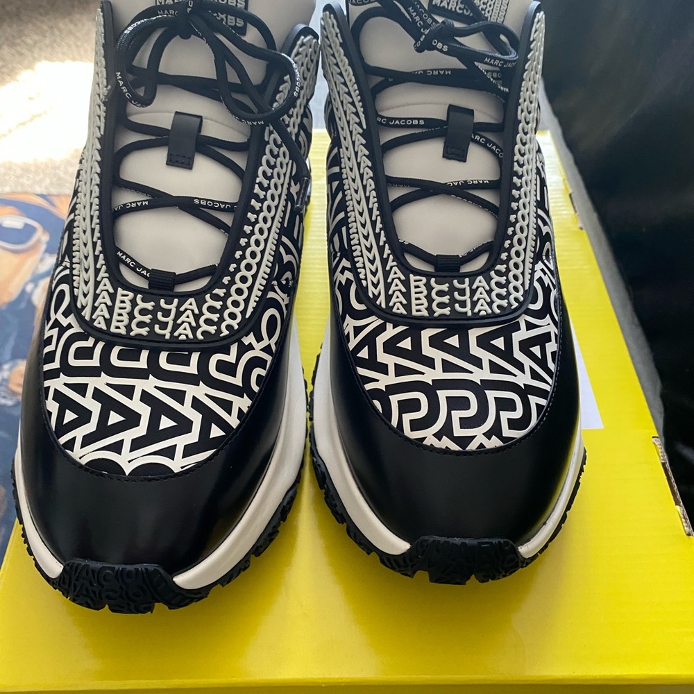 Marc Jacobs Black and White Sneakers